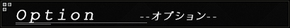 利用可能オプション